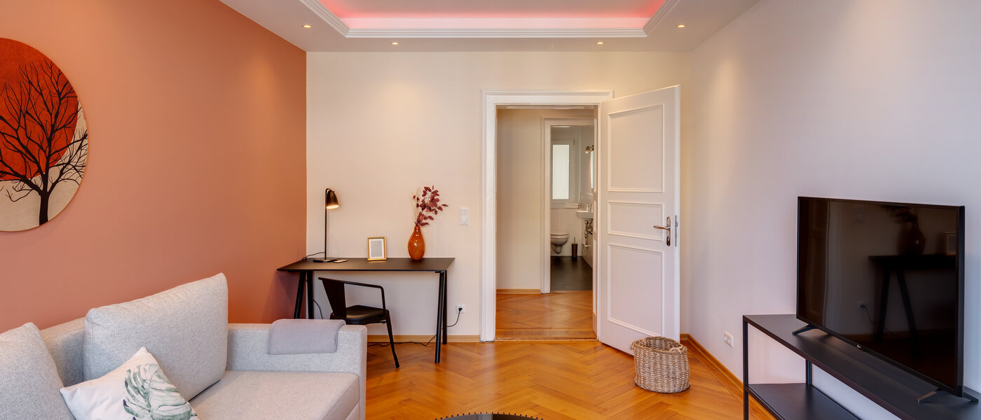 квартира München Haidhausen 03 гостиная 13030