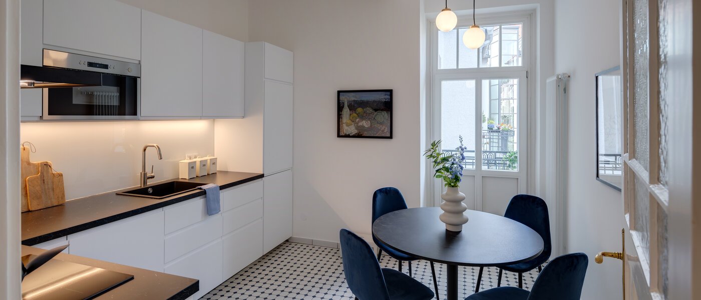 квартира München Lehel 01 кухня 13035