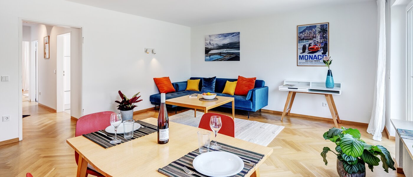 квартира München Berg am Laim 04 гостиная 13039