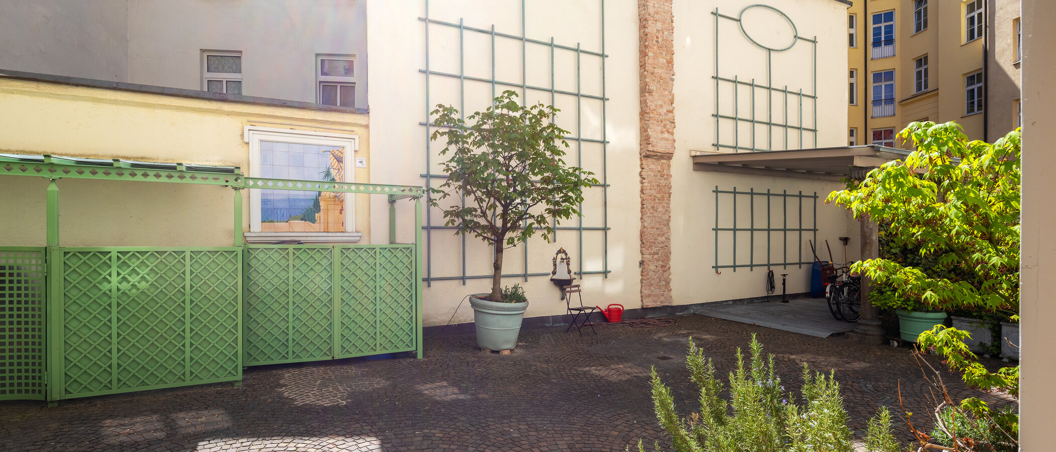 квартира München Lehel 02 внутренний двор  1304