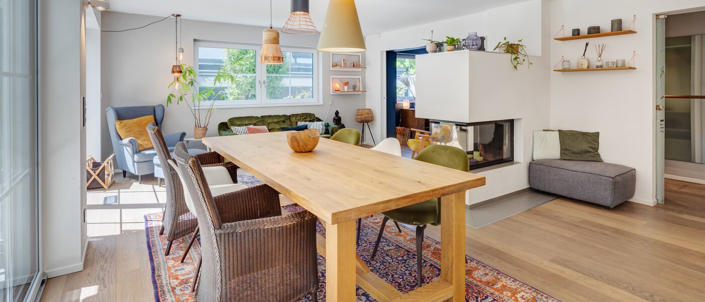 Особняк München Waldtrudering 01 обеденная зона 13041