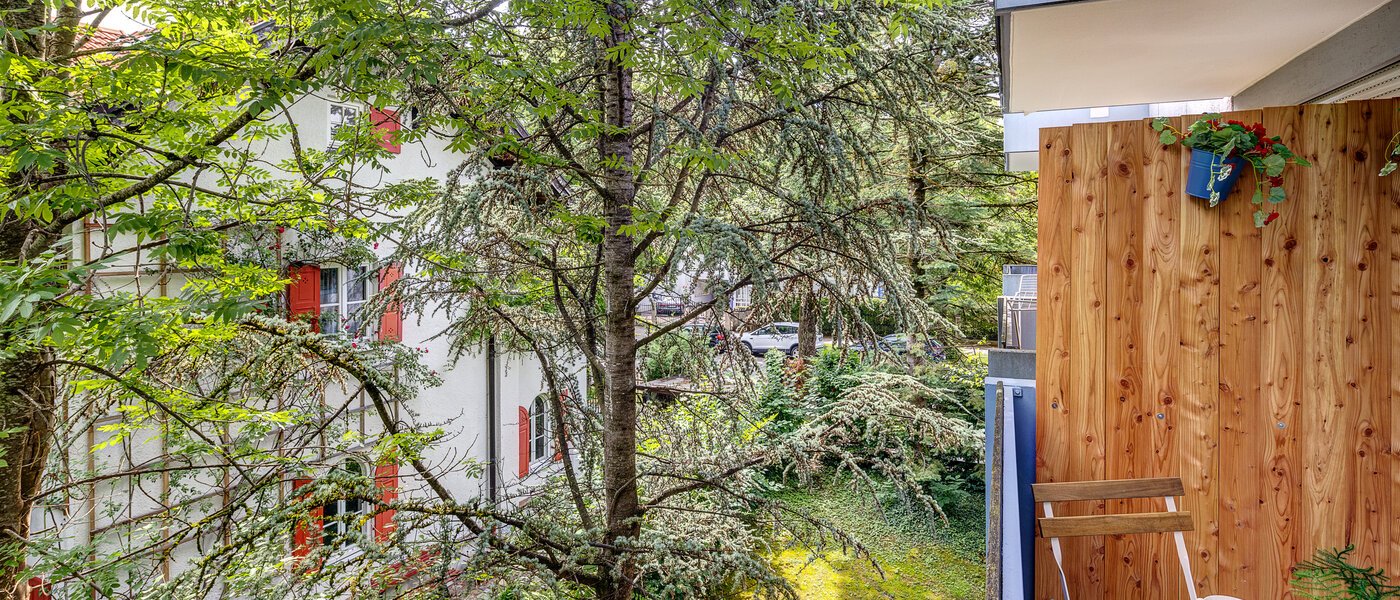 двухэтажная квартира München Pasing 01 вид из окна 13062