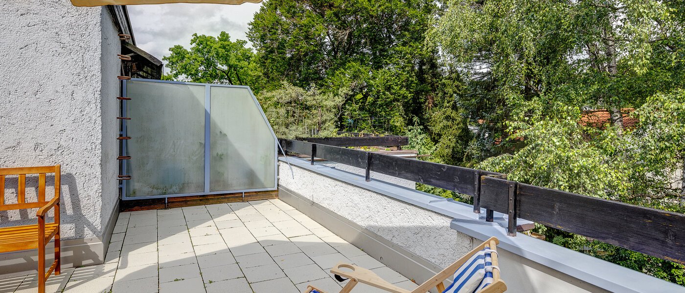 двухэтажная квартира München Pasing 06 терраса с крышей 13062