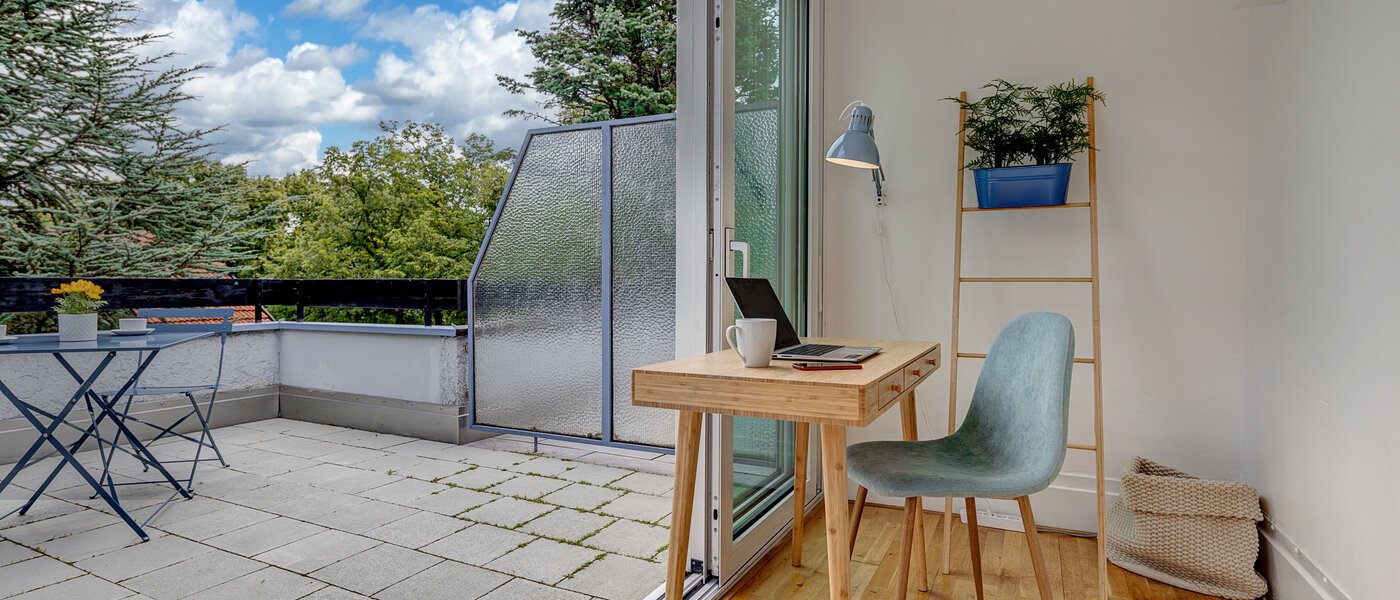 двухэтажная квартира München Pasing 01 Рабочее место 13062