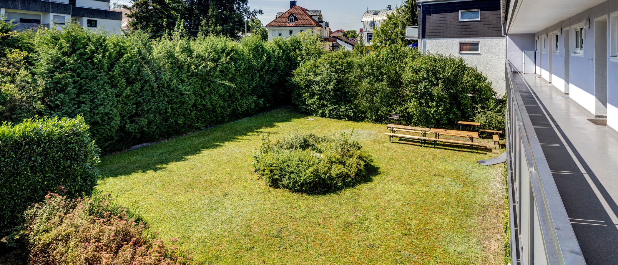 квартира München Laim 01 общий сад для жильцов дома 13082
