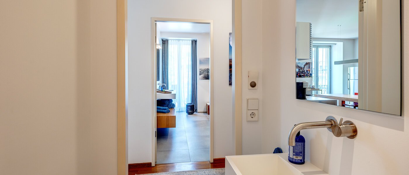 квартира München Sendling 03 гостевой туалет 13087