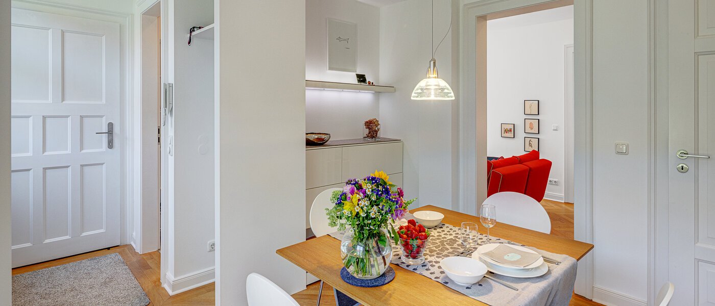 квартира München Schwabing-West (rund um den Hohenzollernplatz) 04 кухня 13089