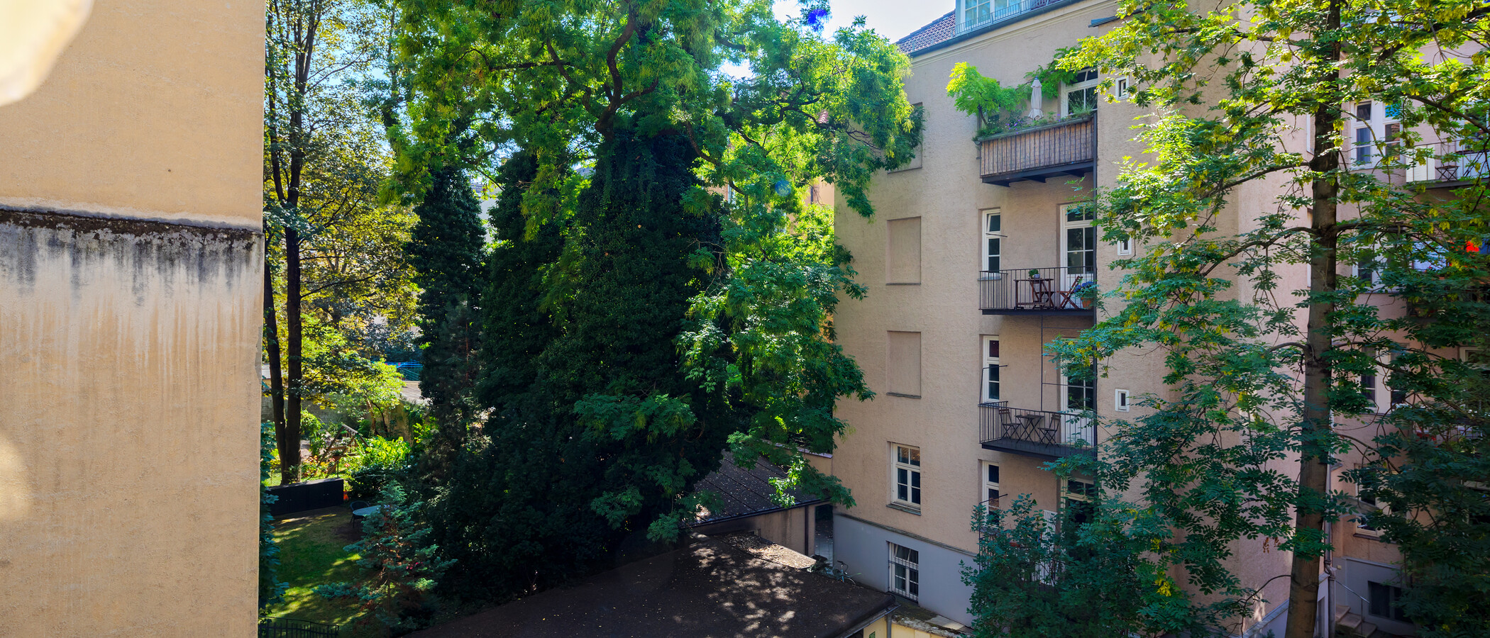 квартира München Schwabing-West (rund um den Hohenzollernplatz) 01 вид из окна 1309