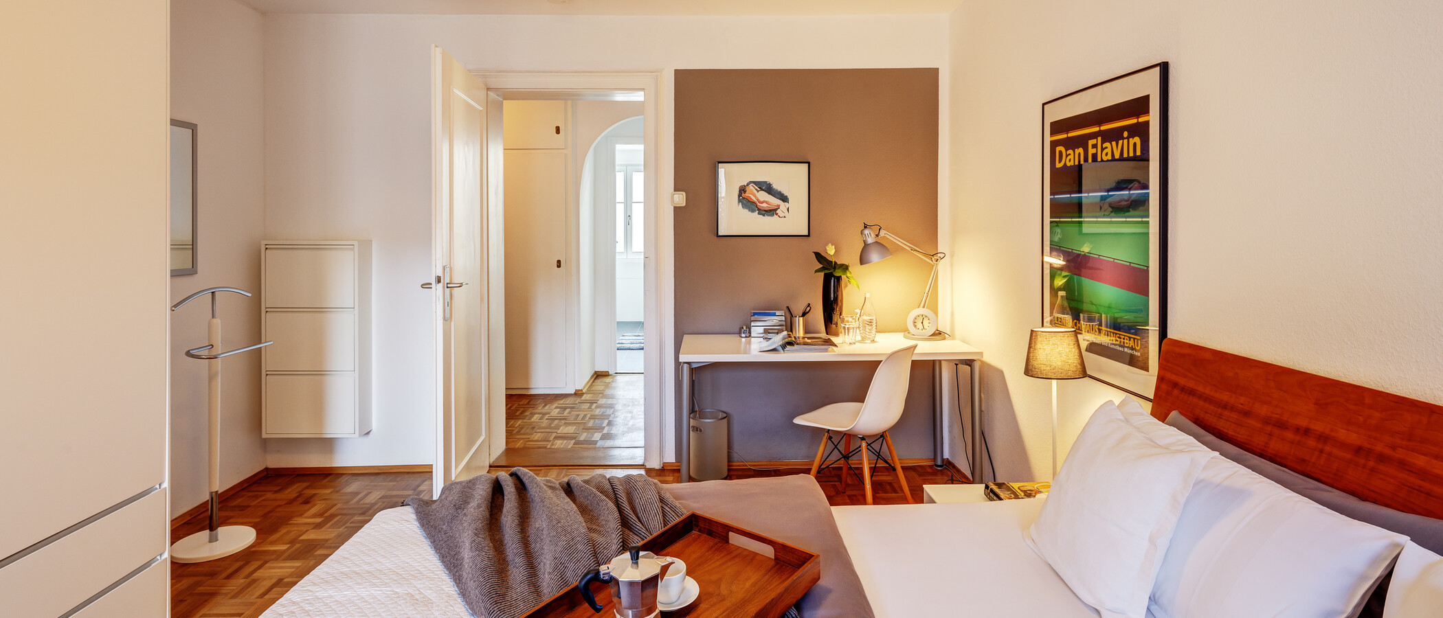 квартира München Schwabing-West (rund um den Hohenzollernplatz) 05 спальная комната 1309