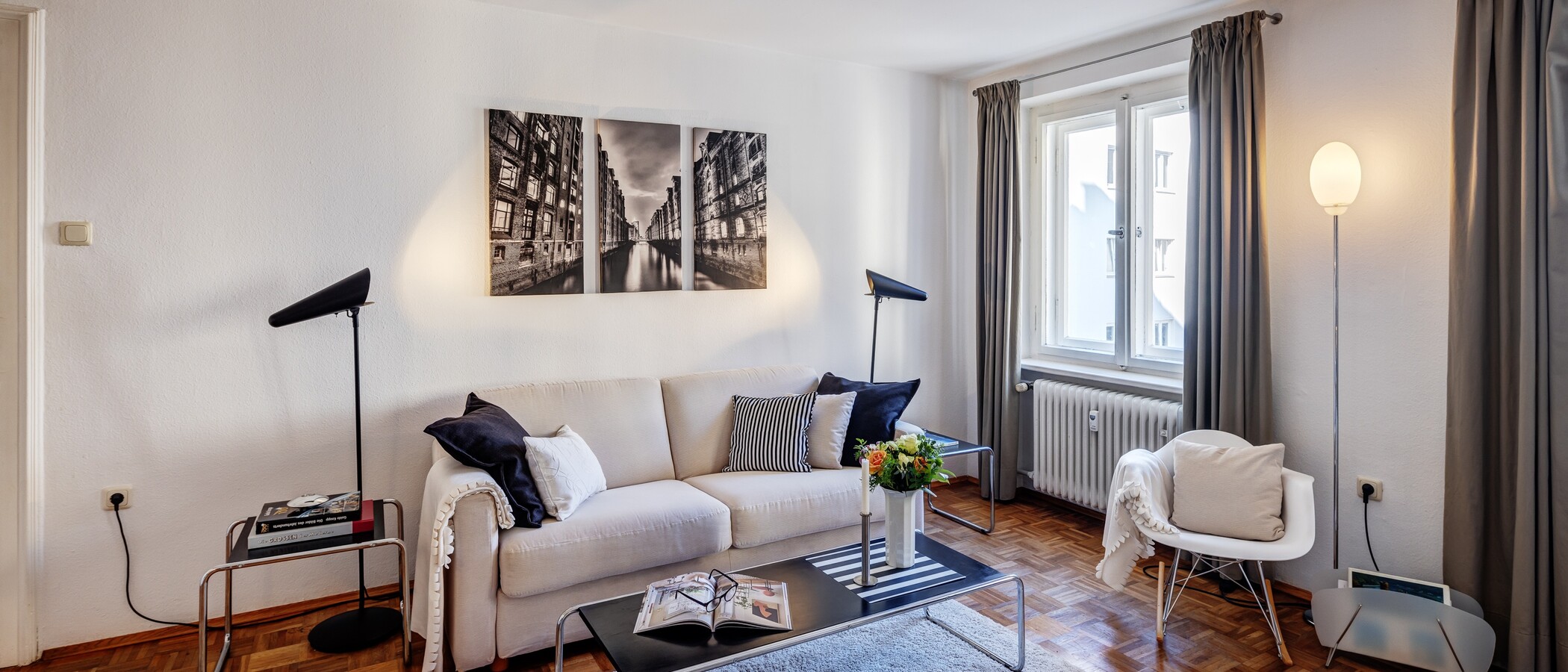 квартира München Schwabing-West (rund um den Hohenzollernplatz) 01 гостиная 1309