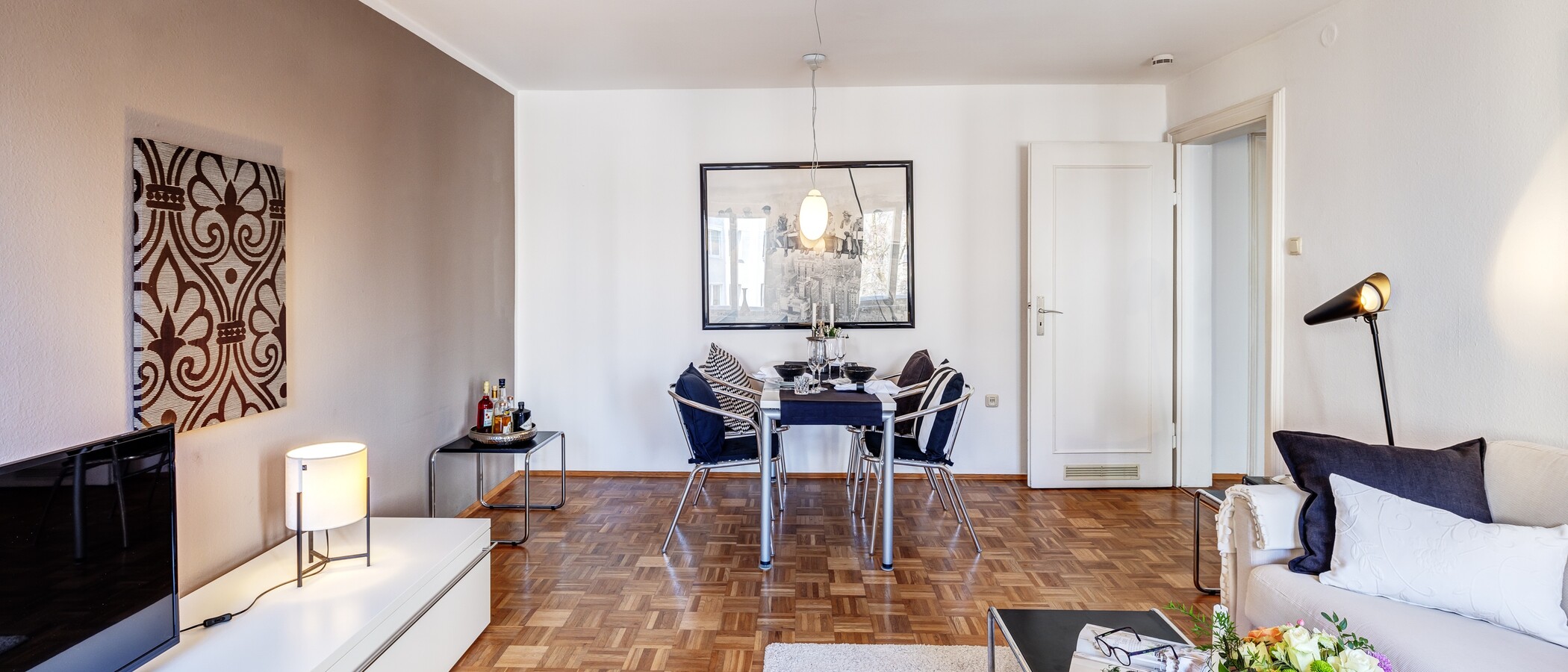 квартира München Schwabing-West (rund um den Hohenzollernplatz) 03 гостиная 1309