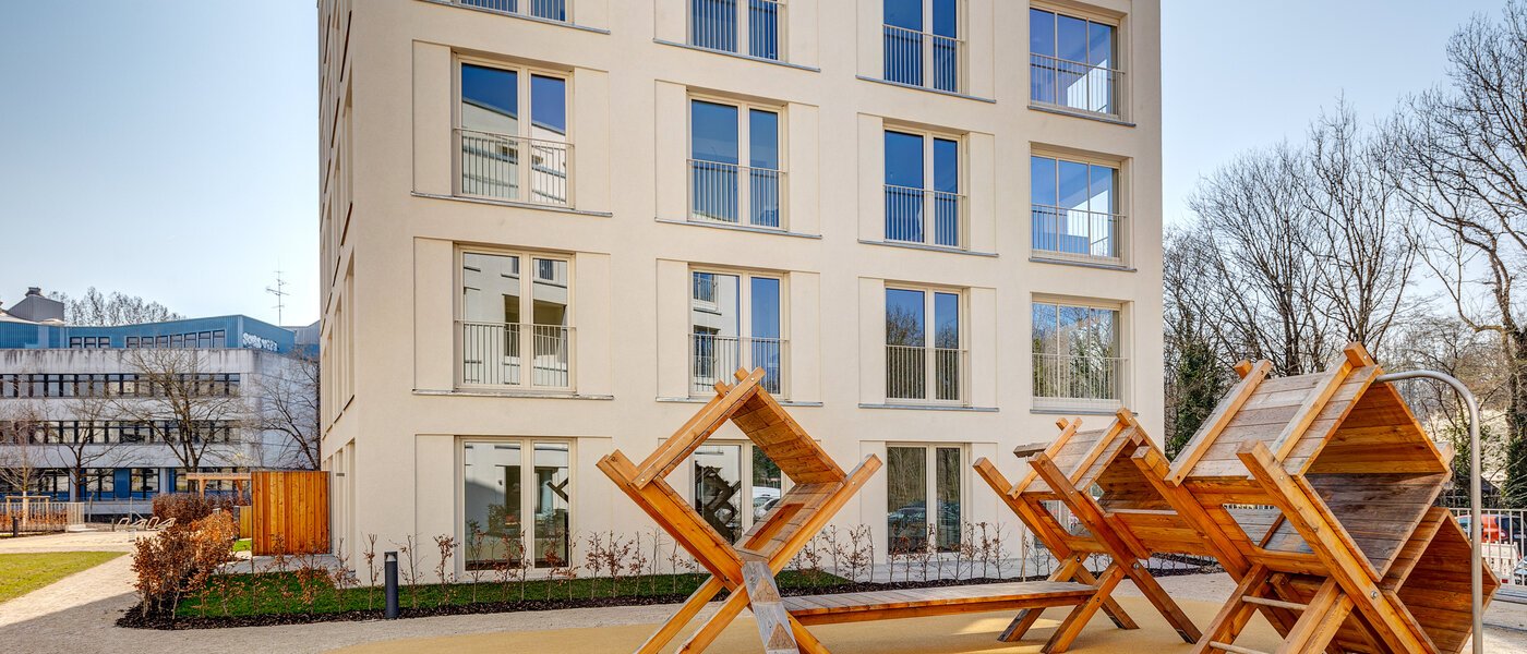 квартира München Giesing 03 внутренний двор  13094