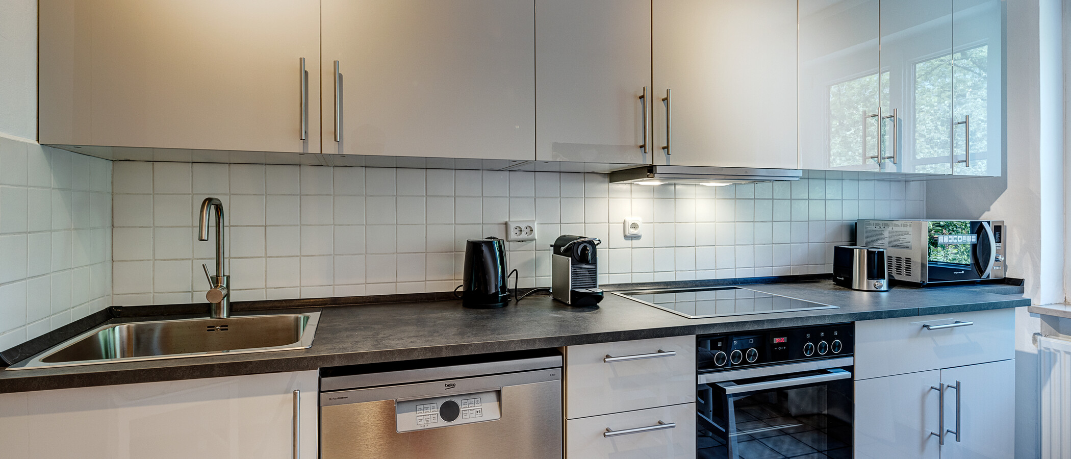 квартира München Neuhausen 02 кухня 13100