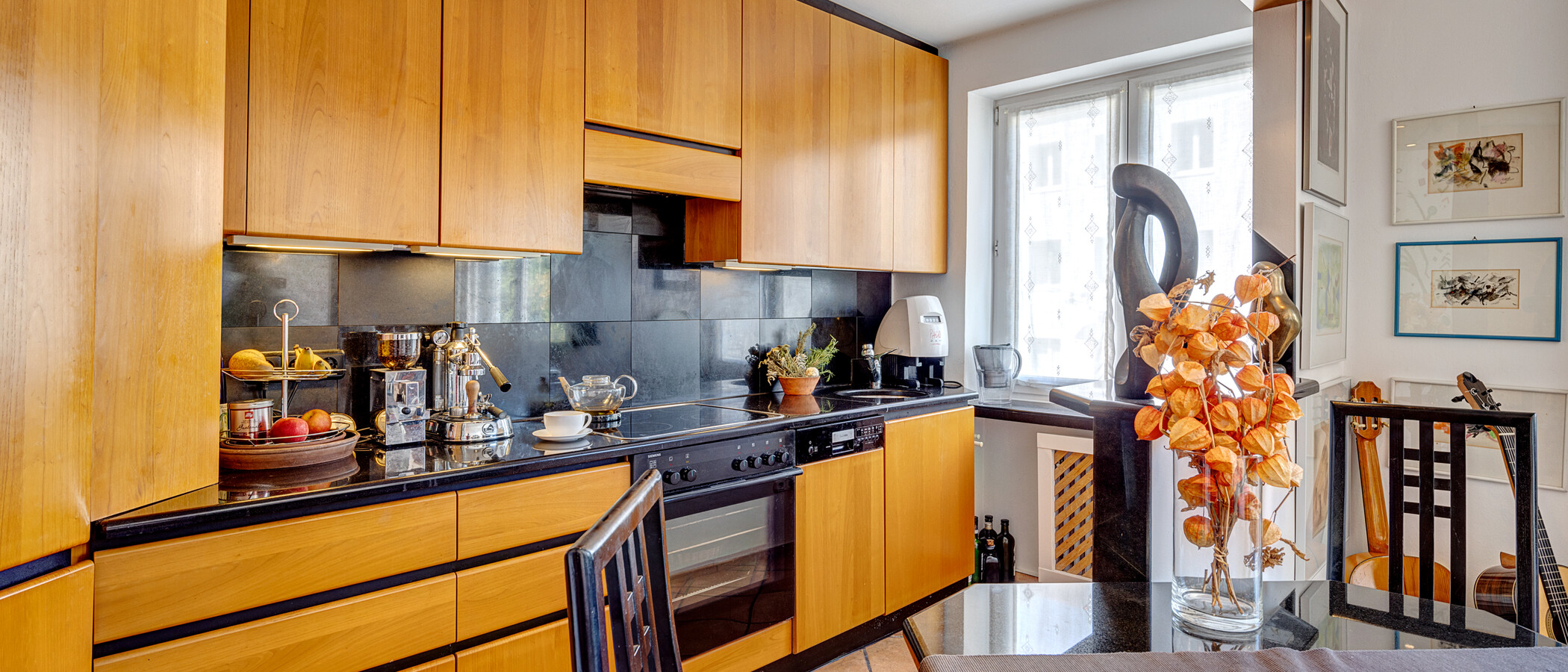 квартира München Schwabing 01 кухня 13107
