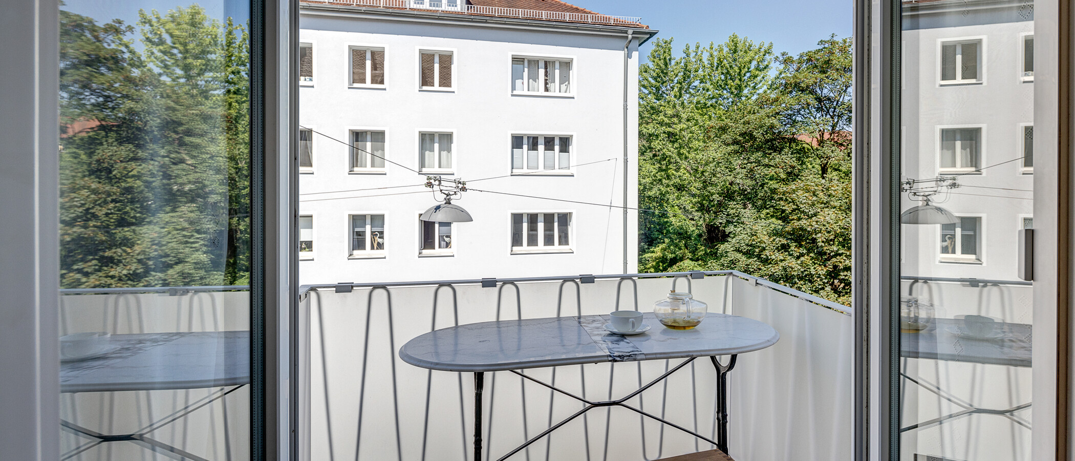 квартира München Schwabing 01 балкон 13107