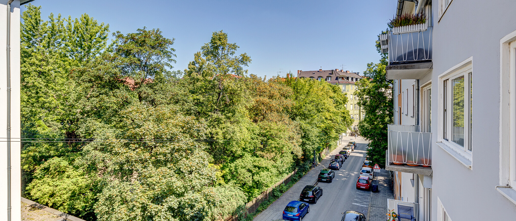 квартира München Schwabing 01 вид из окна 13107