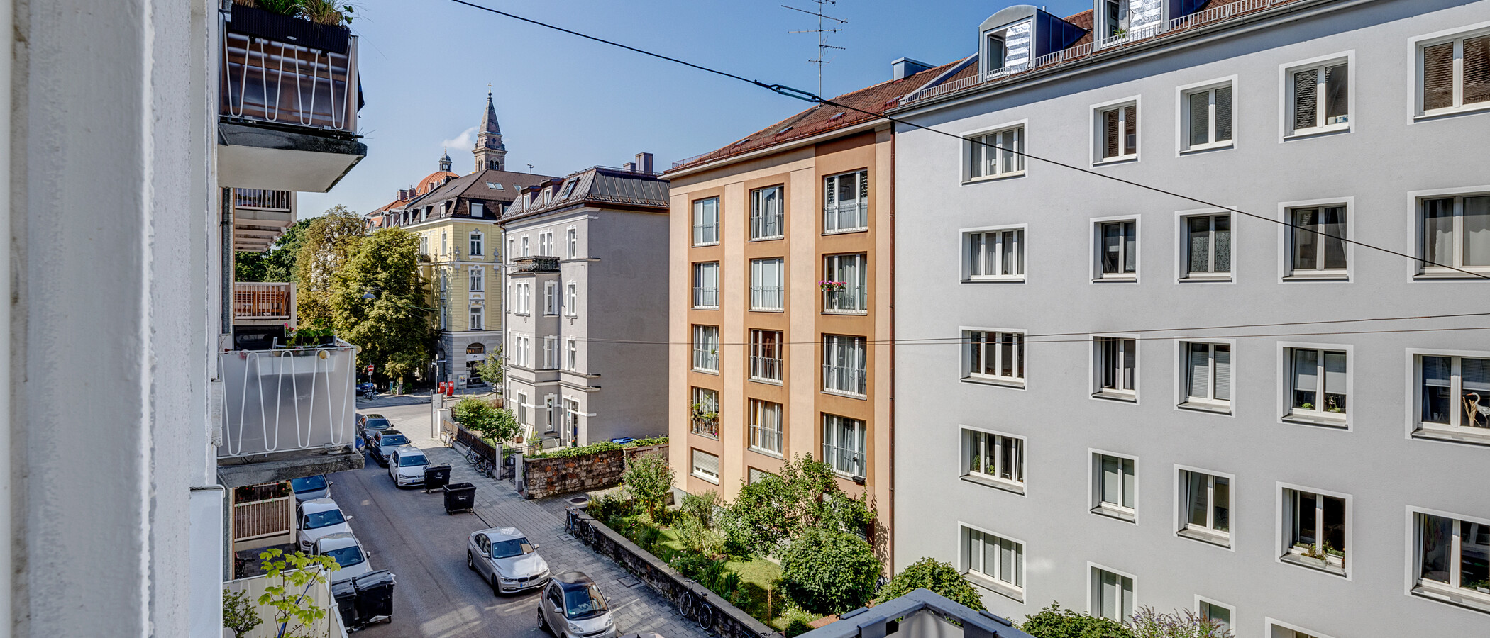 квартира München Schwabing 02 вид из окна 13107