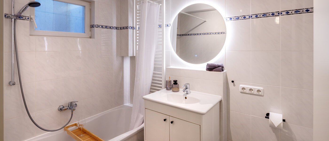 двухэтажная квартира München Trudering 02 ванная комната 13109
