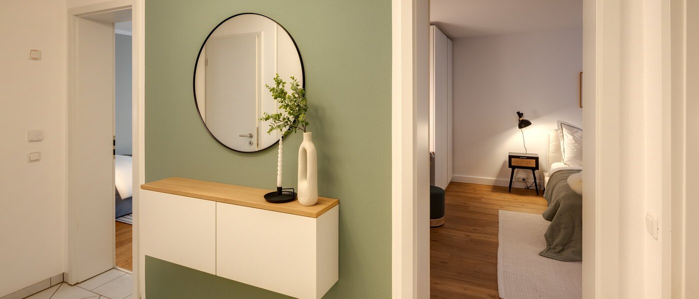 двухэтажная квартира München Trudering 10 коридор 13109