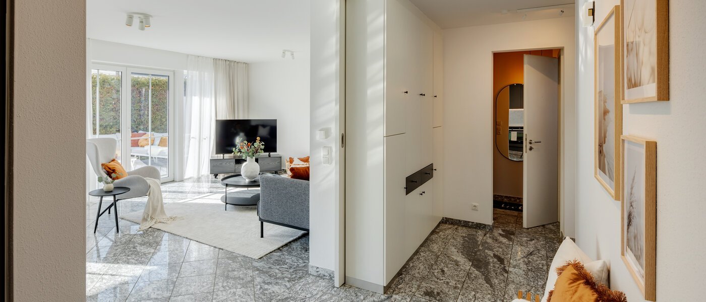 двухэтажная квартира München Trudering 04 коридор 13109