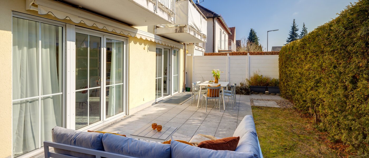 двухэтажная квартира München Trudering 03 терраса 13109