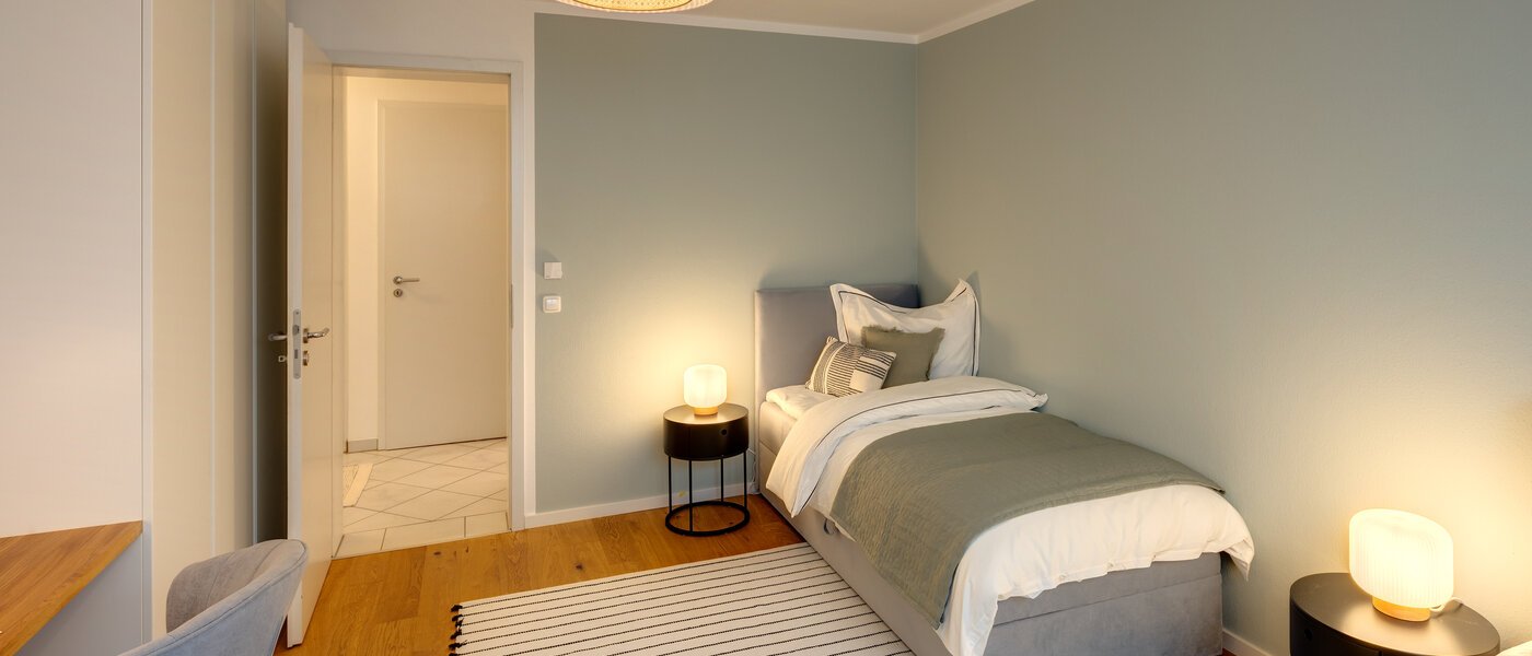 двухэтажная квартира München Trudering 04 2-я спальная комната 13109