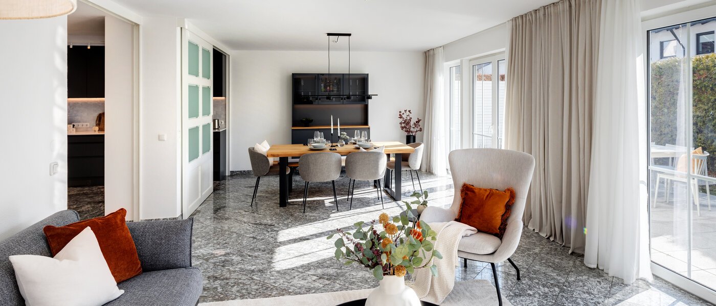 двухэтажная квартира München Trudering 04 жилое пространство 13109