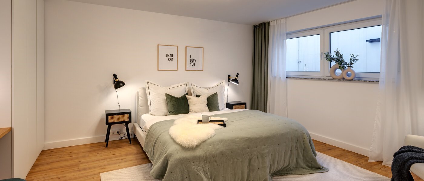 двухэтажная квартира München Trudering 01 1-я спальная комната 13109