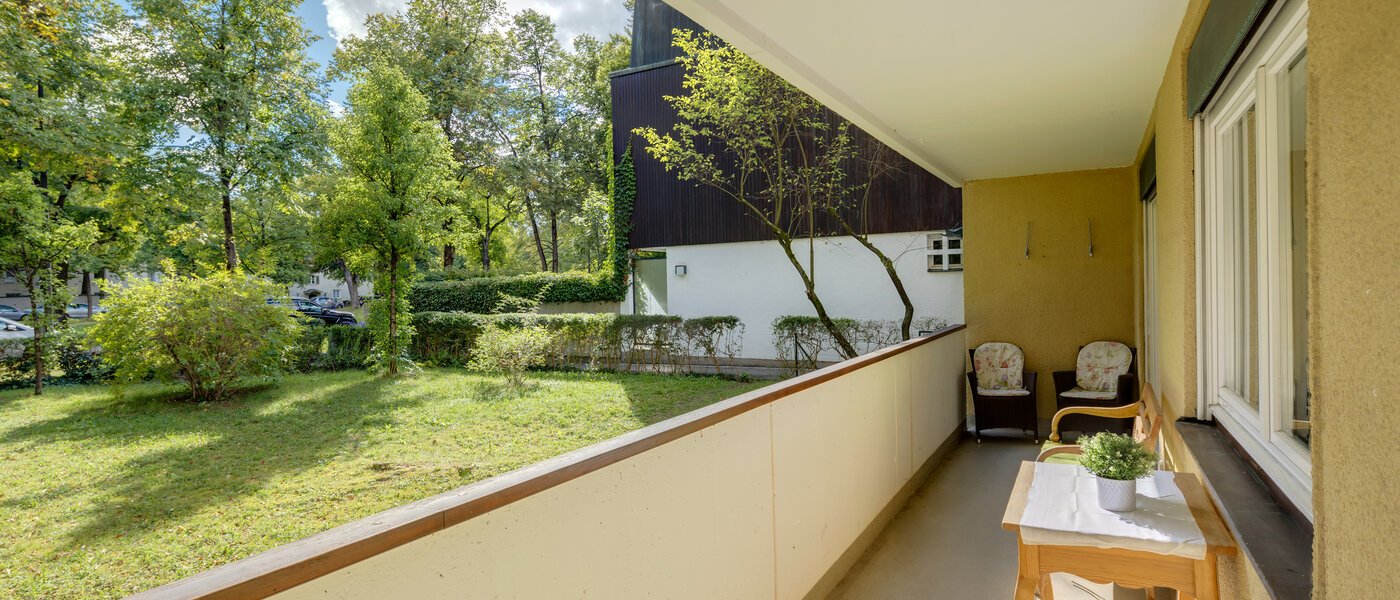 квартира München Nymphenburg 02 вид из окна 13111