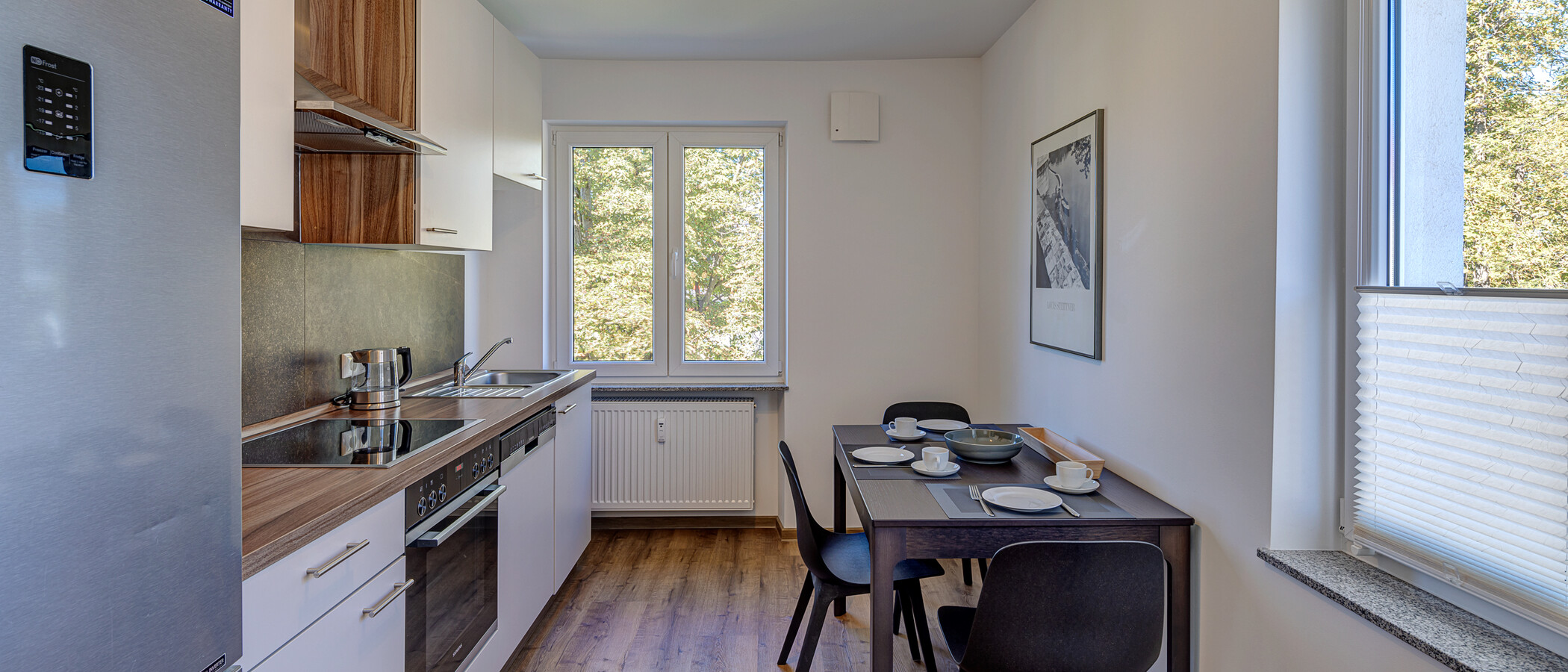 квартира München Obersendling 01 кухня 13112