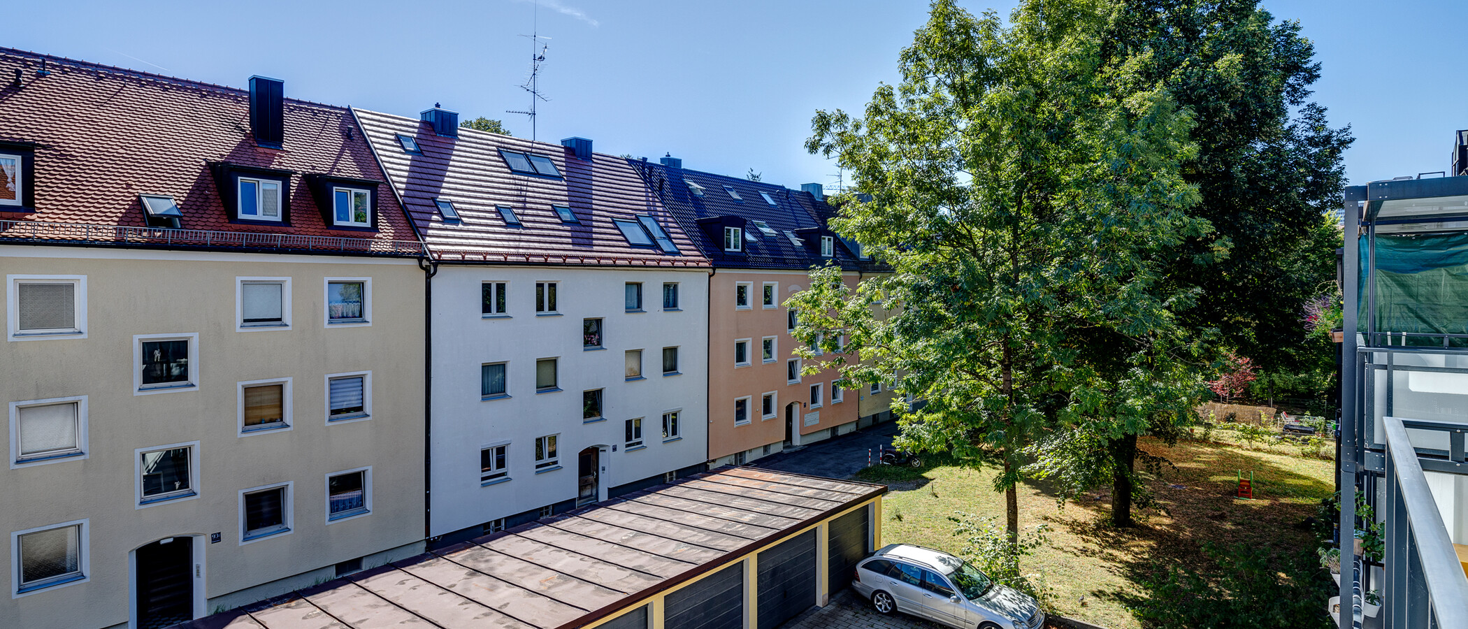 квартира München Obersendling 03 вид из окна 13112