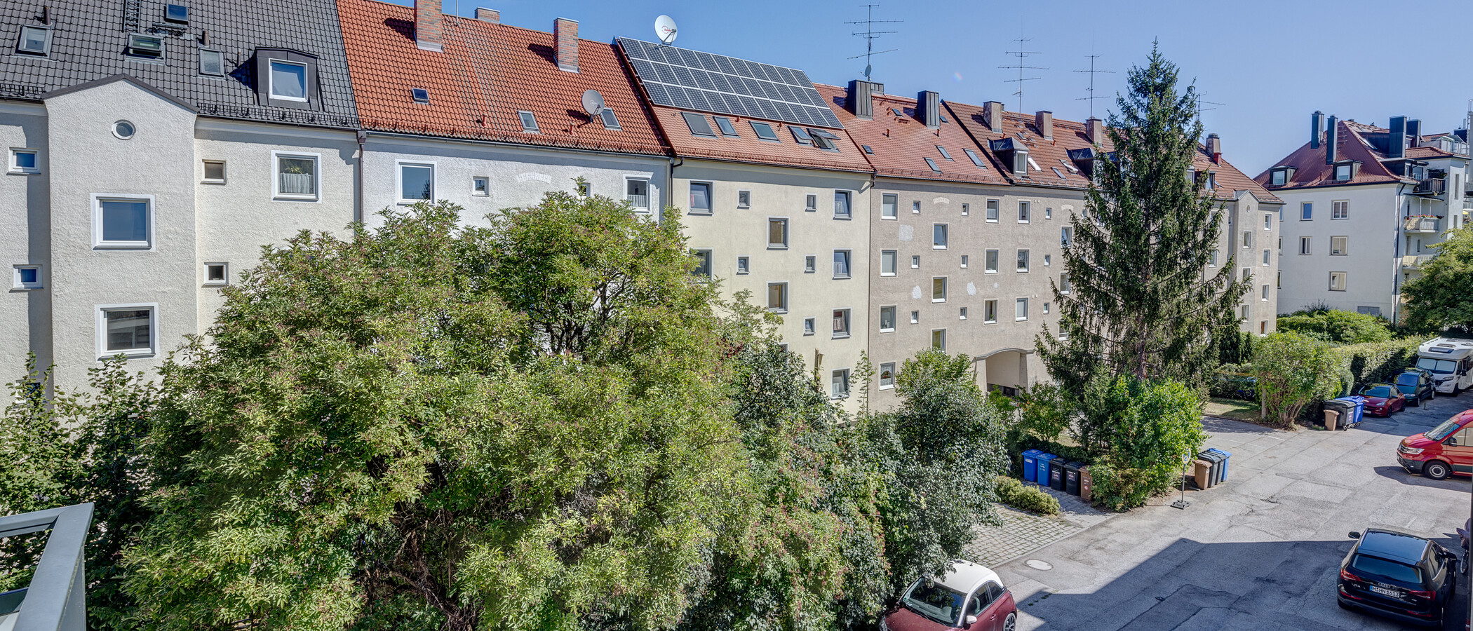 квартира München Obersendling 04 вид из окна 13112