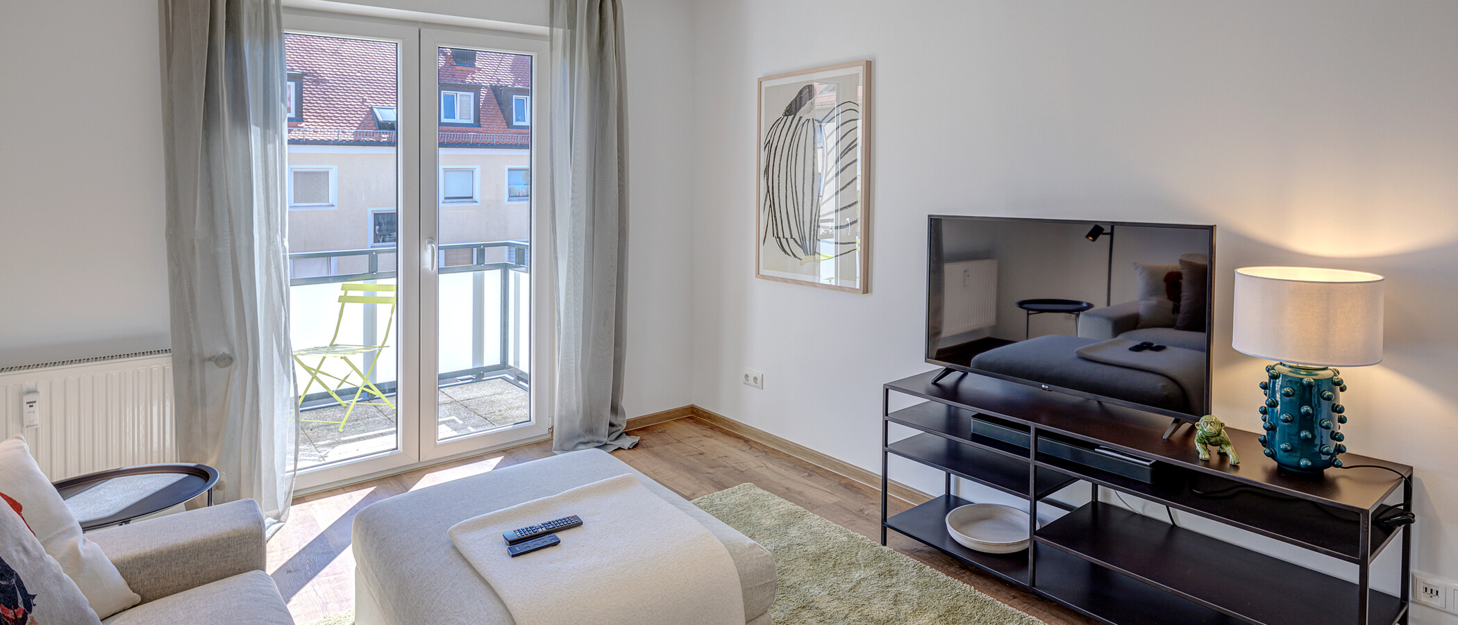 квартира München Obersendling 02 гостиная 13112