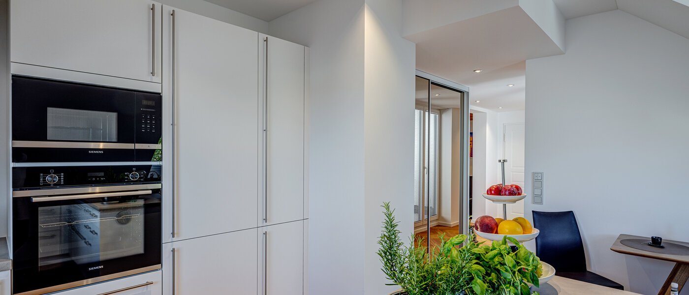 двухэтажная квартира München Neuhausen 05 кухня 13127