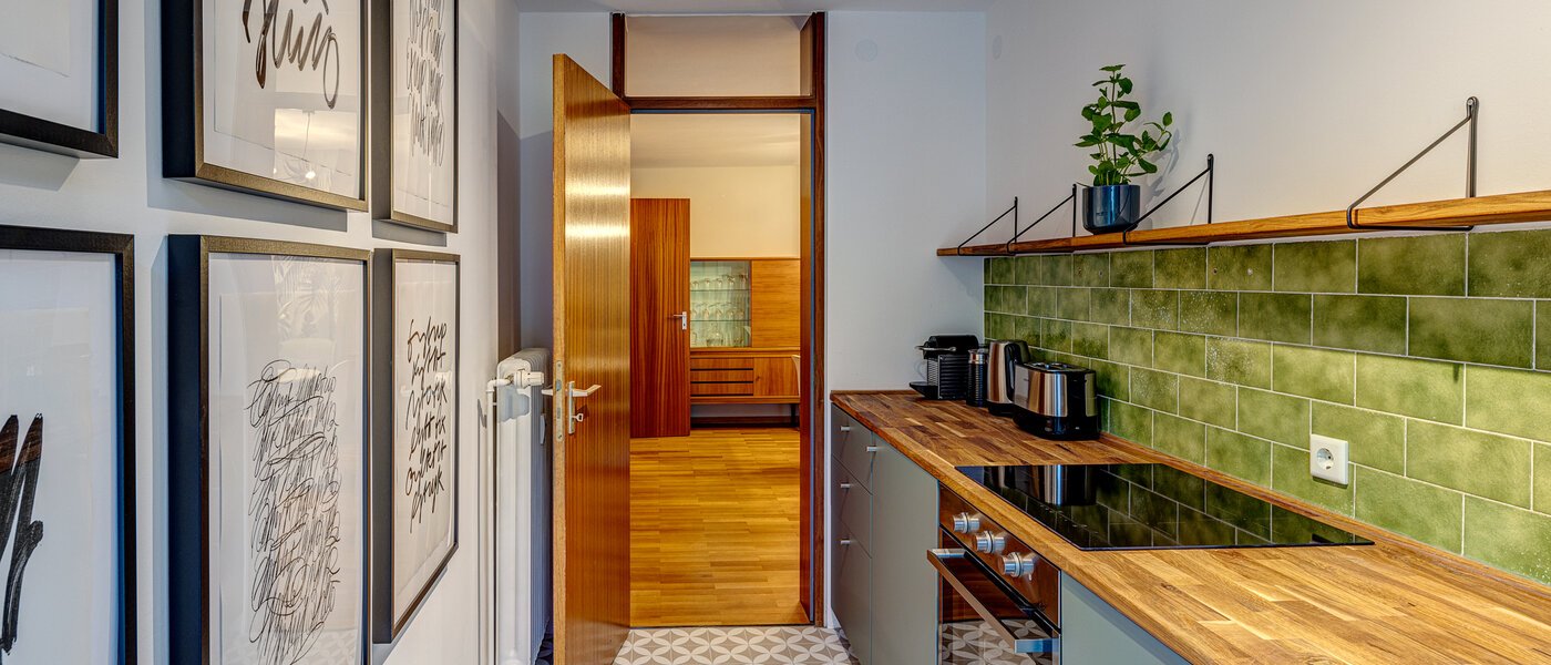 квартира München Schwabing 02 кухня 13128