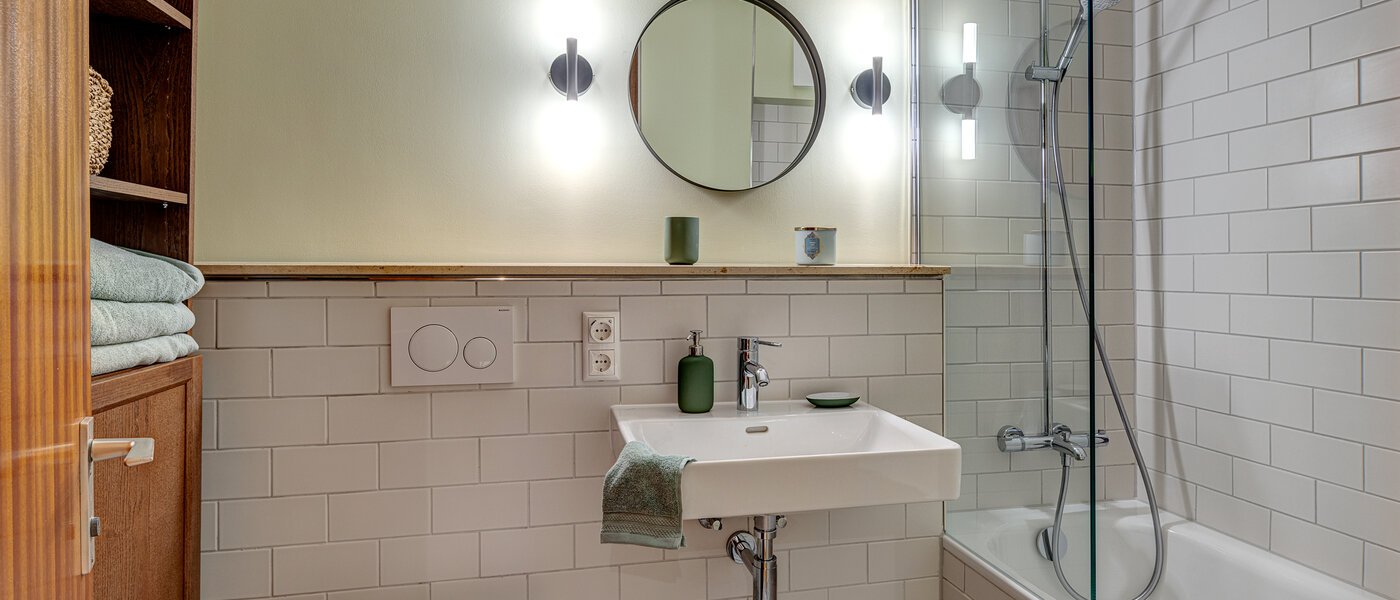 квартира München Schwabing 01 ванная комната 13128