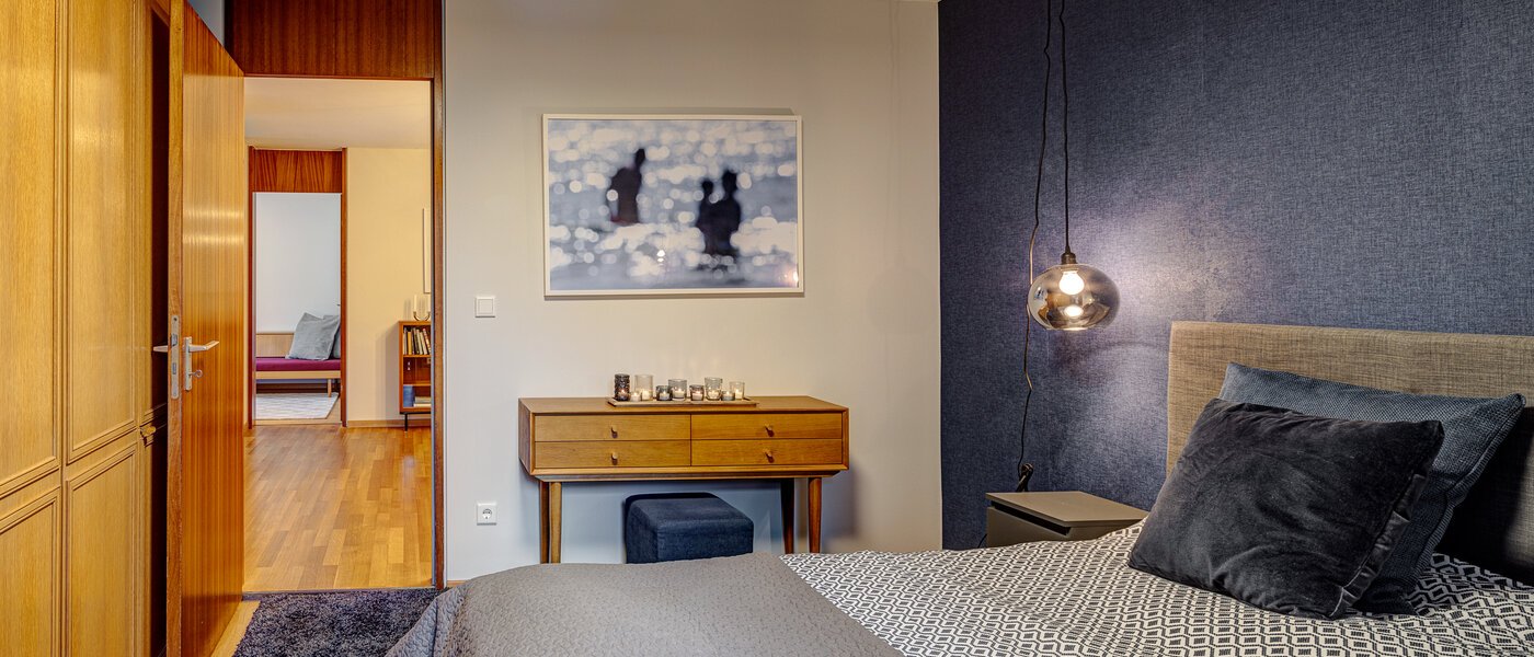 квартира München Schwabing 03 спальная комната 13128