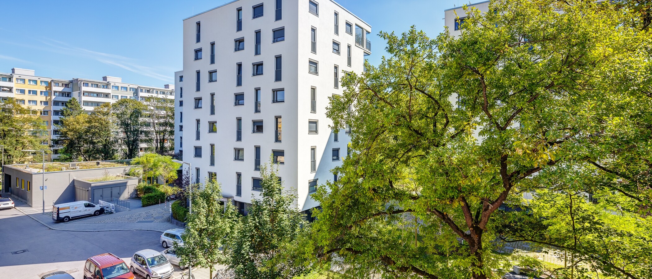 квартира München Perlach 01 вид из окна 13132