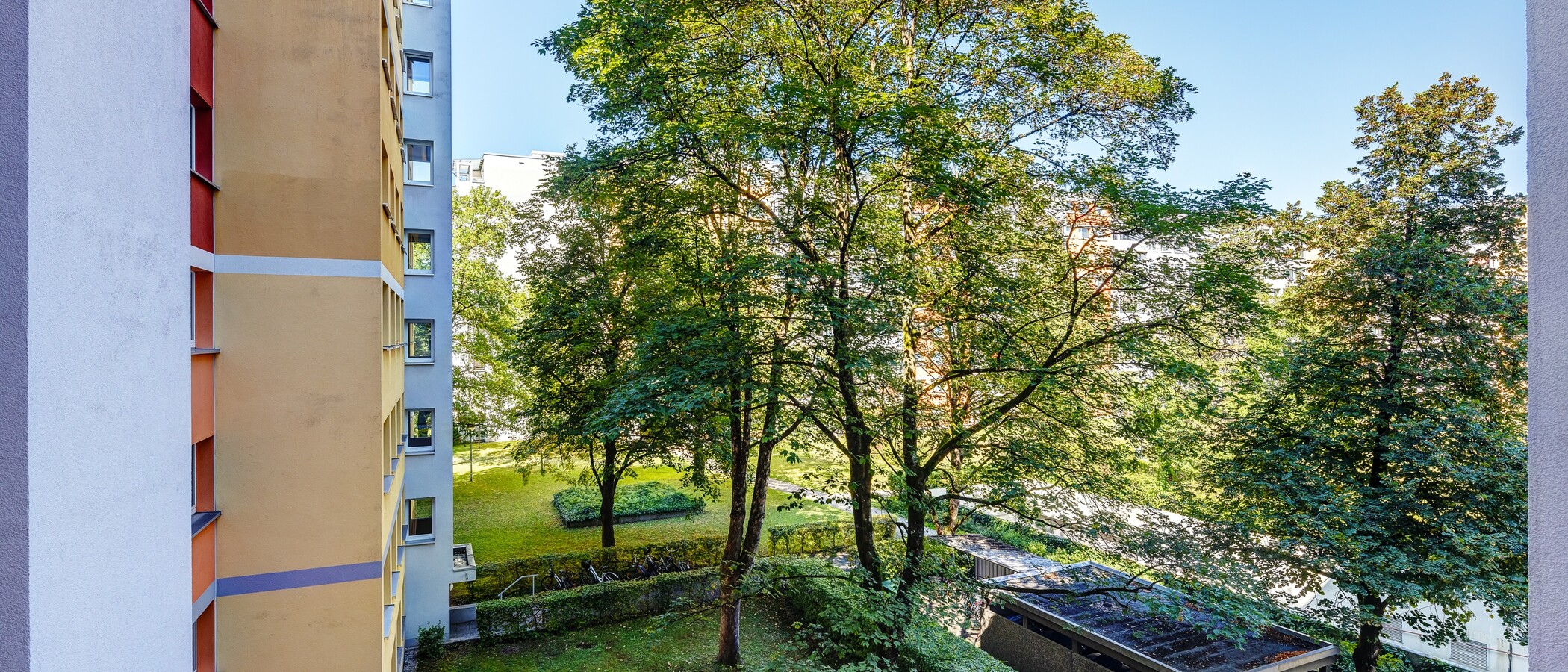 квартира München Perlach 03 вид из окна 13132