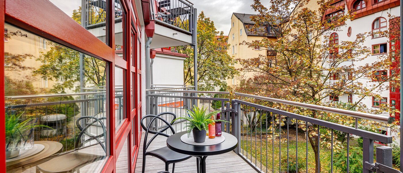 квартира München Schwanthalerhöhe 01 балкон 13142