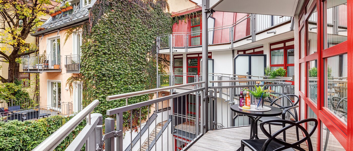 квартира München Schwanthalerhöhe 02 балкон 13142