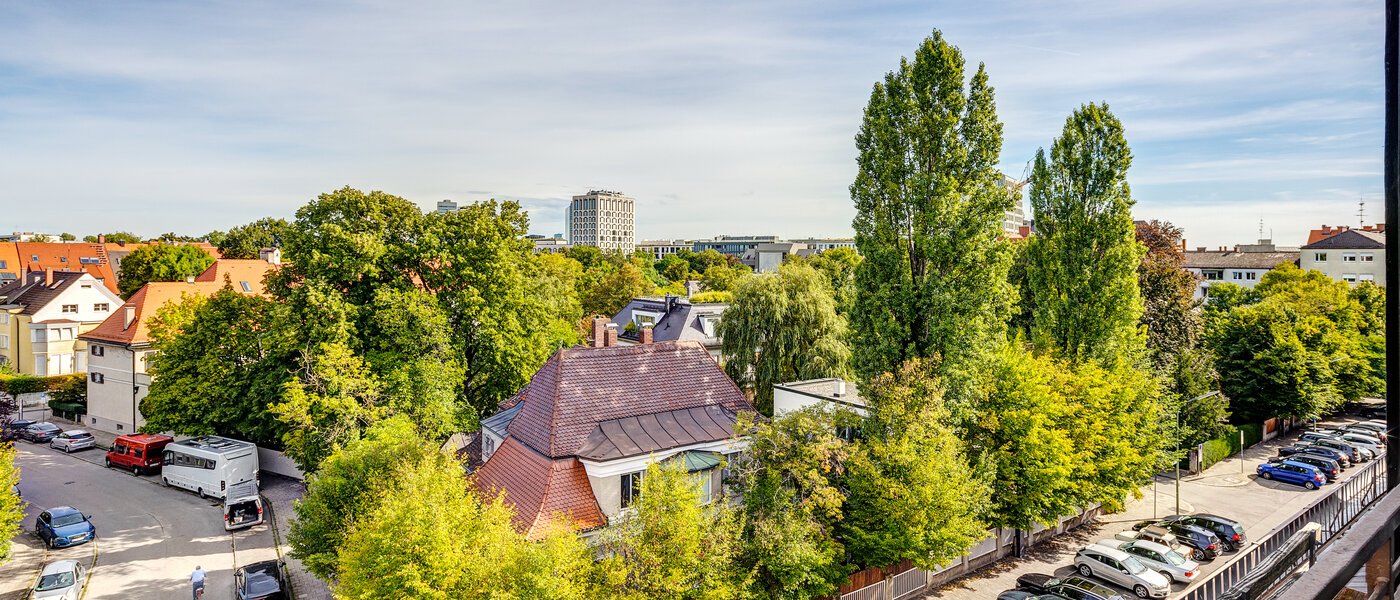 квартира München Schwabing (links der Leopoldstraße) 03 вид из окна 13164