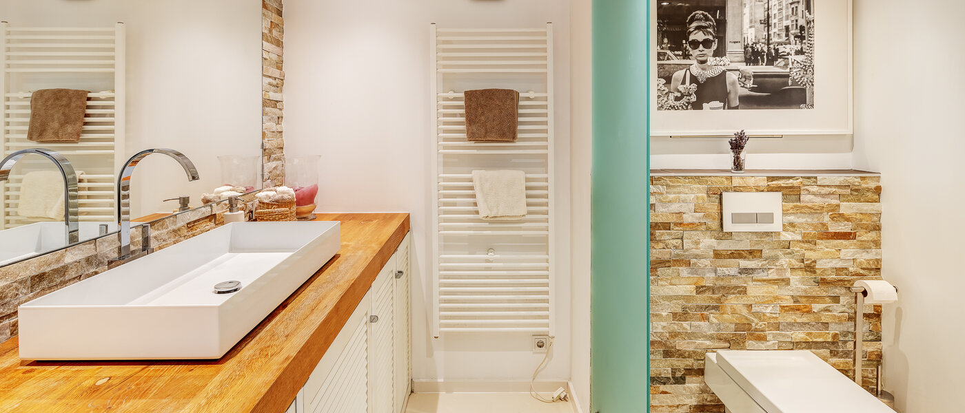 двухэтажная квартира-галерея München Maxvorstadt - Museumsviertel 04 ванная комната 13166