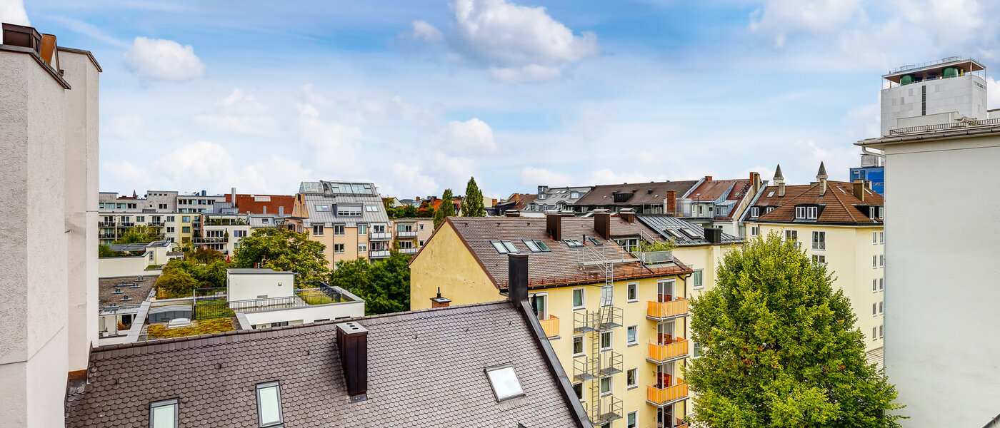 двухэтажная квартира-галерея München Maxvorstadt - Museumsviertel 01 вид из окна 13166