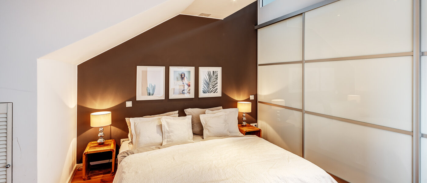 двухэтажная квартира-галерея München Maxvorstadt - Museumsviertel 02 спальная комната 13166