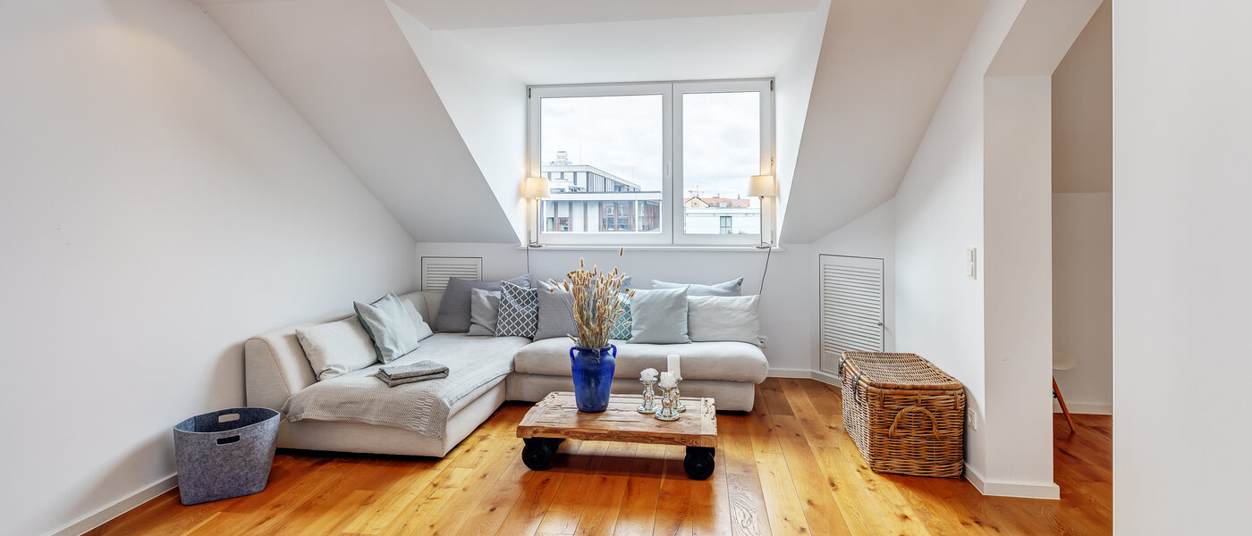 двухэтажная квартира-галерея München Maxvorstadt - Museumsviertel 02 жилое пространство 13166