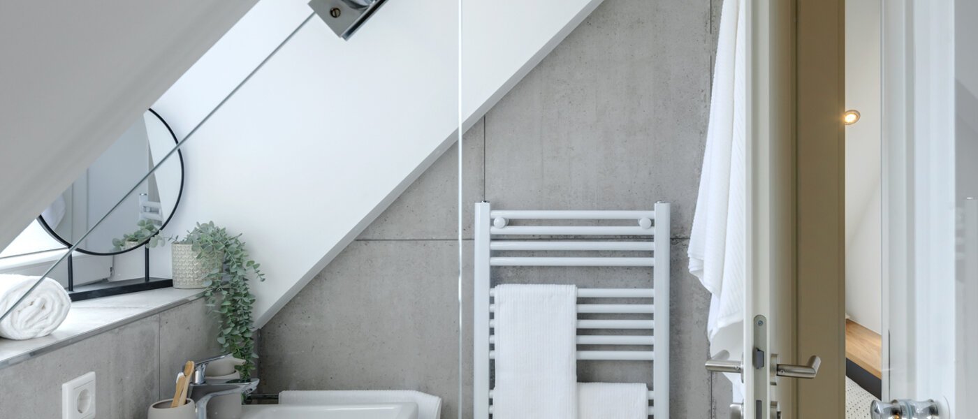 мансардная квартира München Au 04 ванная комната 13187