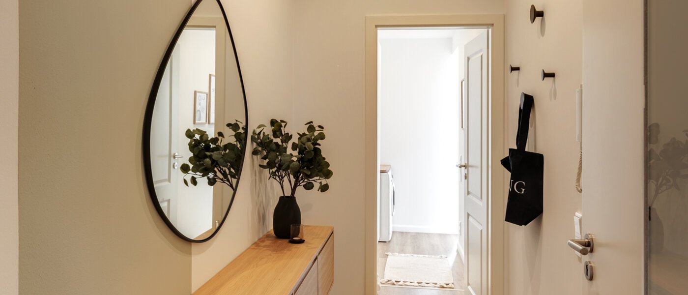 мансардная квартира München Au 01 коридор 13187