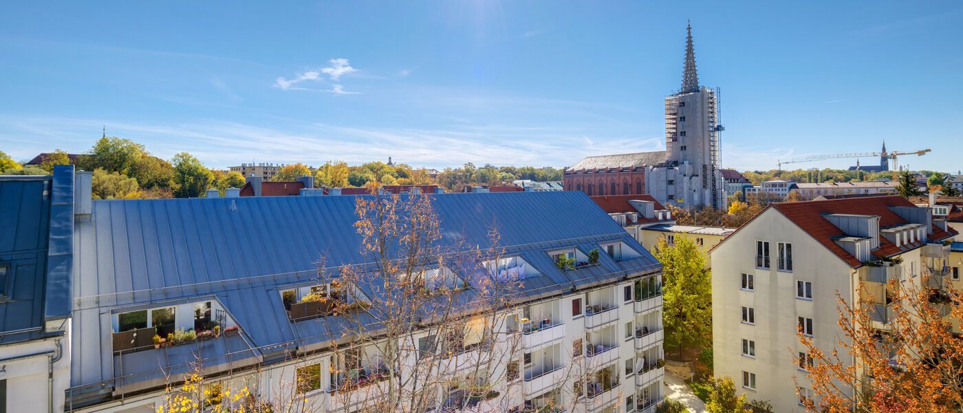 мансардная квартира München Au 03 вид из окна 13187