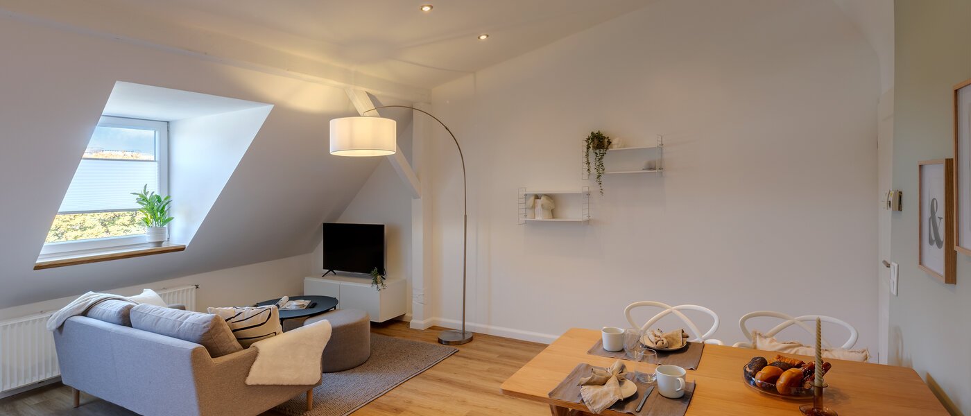 мансардная квартира München Au 04 жилое пространство 13187